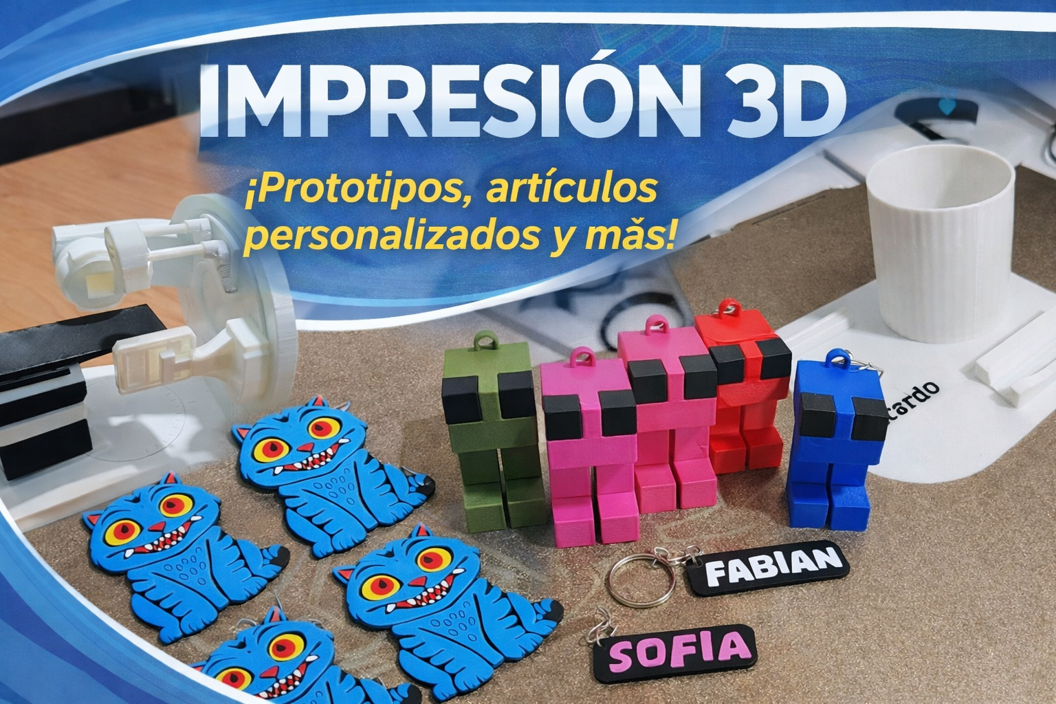 Llaveros e impresión 3D Panabordados Panamá