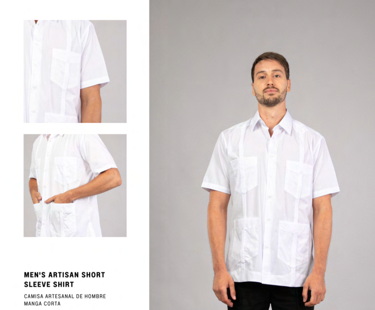 Camisa Guayabera Manga Corta