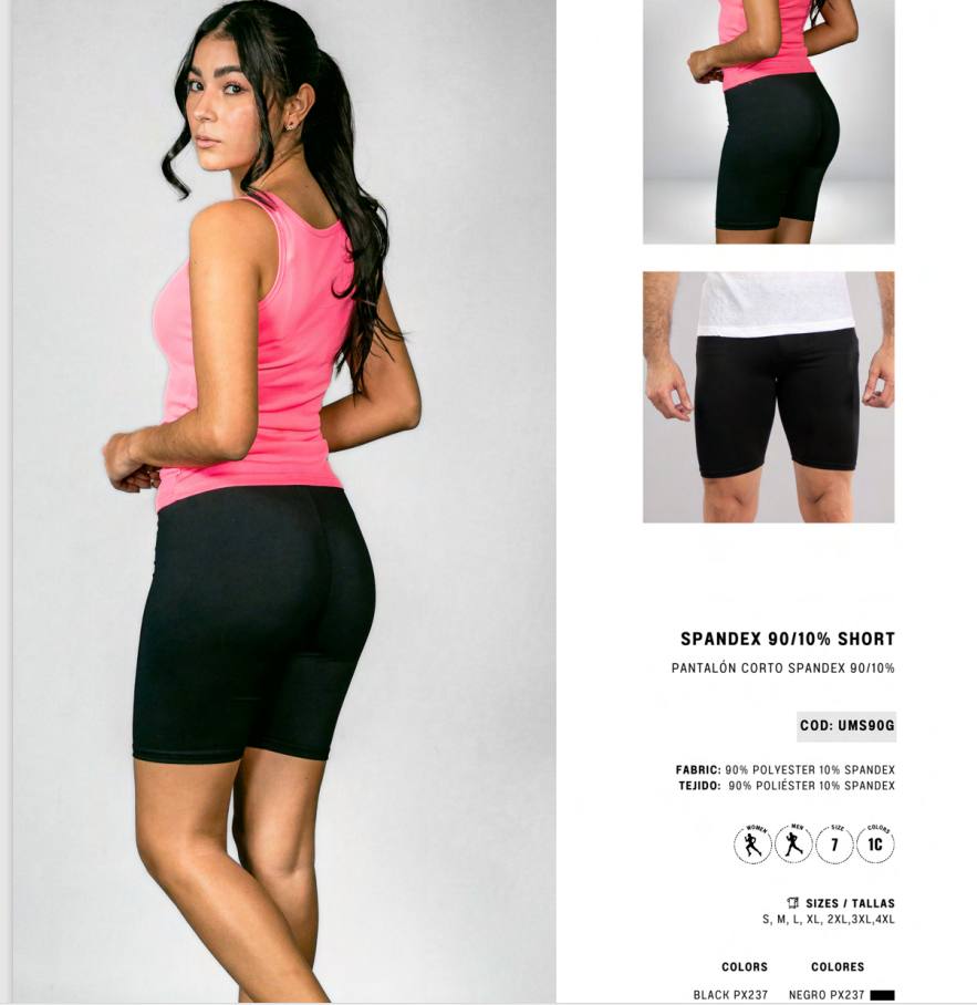 Pantalon Corto Licra