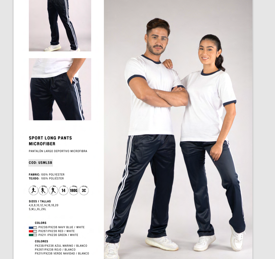 Pantalon Largo Deportivo