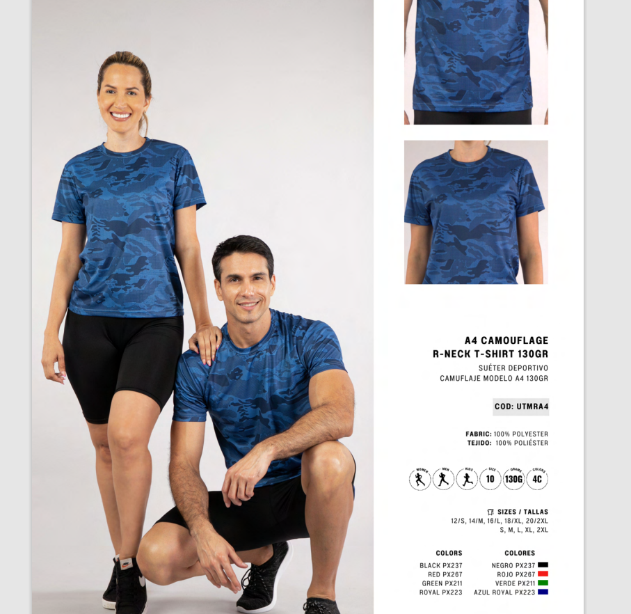 Sueter Deportivo Camuflaje A4