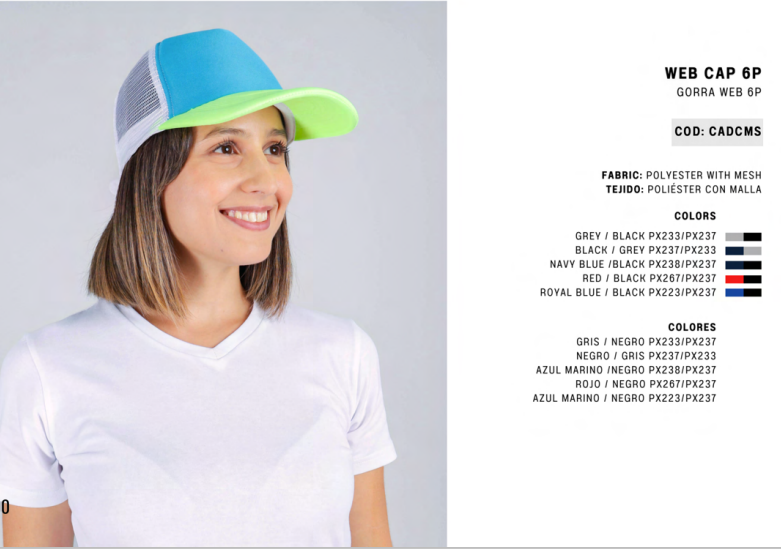 Gorra Tipo Camionero