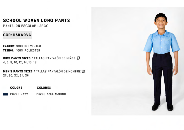 Pantalon Escolar