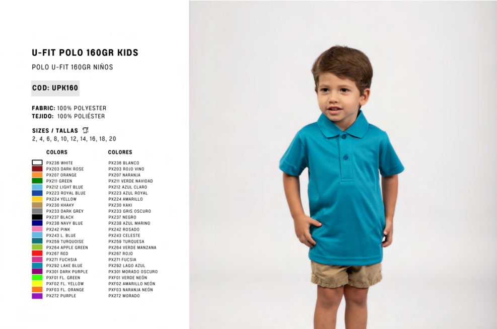 Polo Dry Fit Ninos