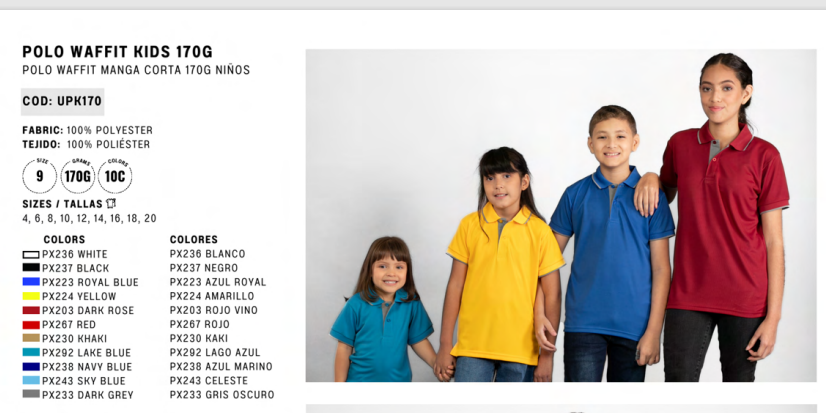 Polo Waffit Kids