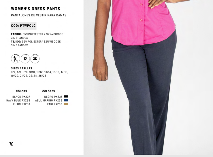 Pantalon De Vestir Para Damas