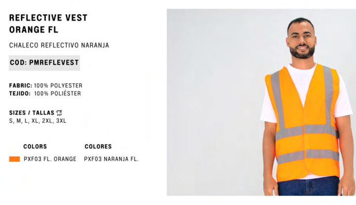 Chaleco Reflectivo Naranja
