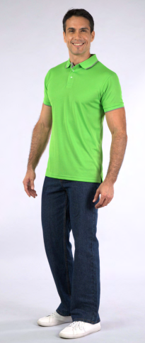 Polo Waffit Con Linea Gris 170g